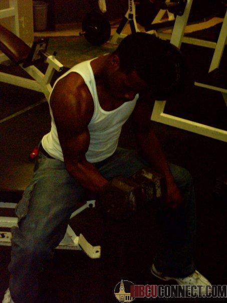 Me in the weight room