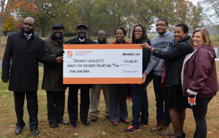 Oakwood University Receives Home Depot Prize