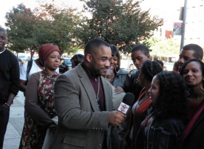 Kamal Imani Motivates Middle School Studntswith the Spoken Word