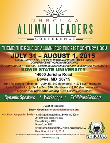 HBCU Alumni Leaders Conference - Register Today!
