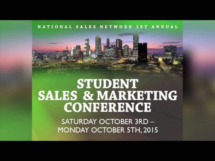 Sales and Marketing Students: Attend The National Sales Network Student Conference - With Expenses Paid!