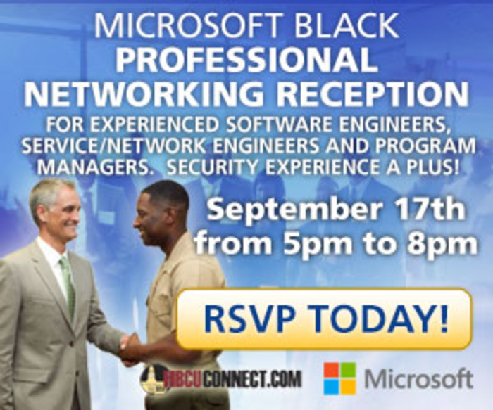 VIP Event For Black Tech Professionals Hosted by Microsoft and HBCUConnect.com!