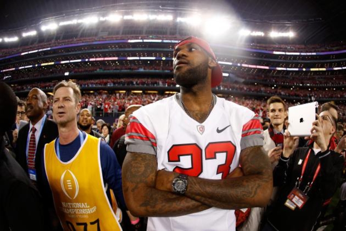 LeBron James Comments on Ohio State Football Ahead of Michigan St., Michigan