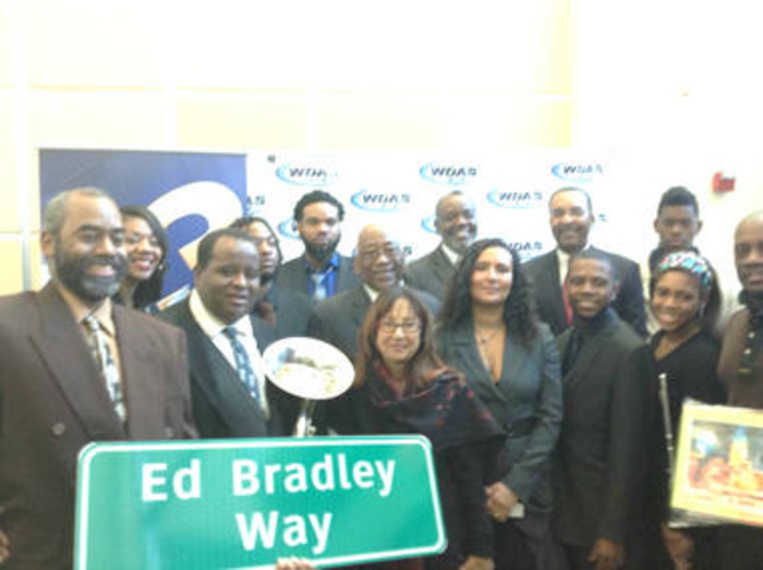 Cheyney's Soulful Sound Classy Brass Performs at Ed Bradley Way Dedication