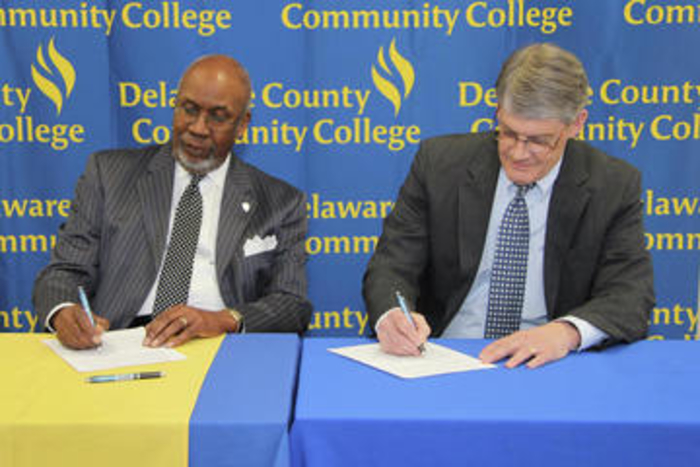 Cheyney University and Delaware County Community College Sign Guaranteed Admissions Agreement