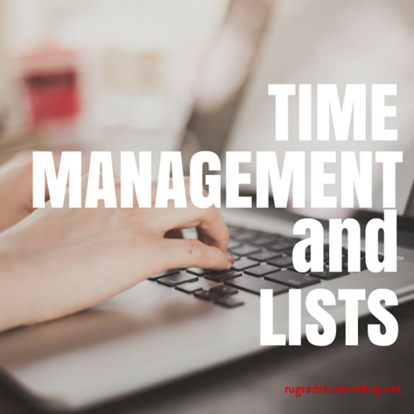 Time Management and Lists (Throwback Thursday)