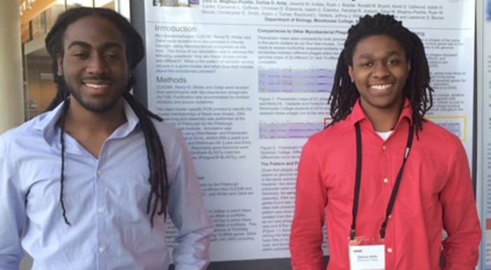 Morehouse students present medical research at Howard Hughes Medical Institute