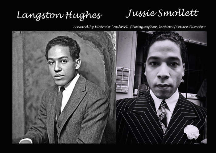Langston Hughes and Jussie Smollett