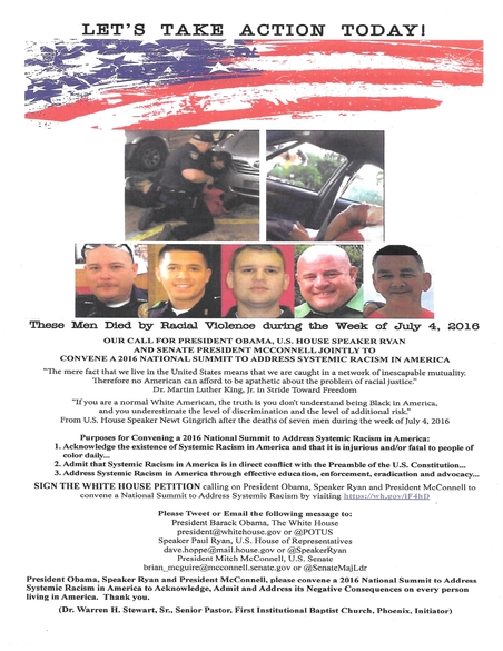 National Summit to Address Systemic Racism In America