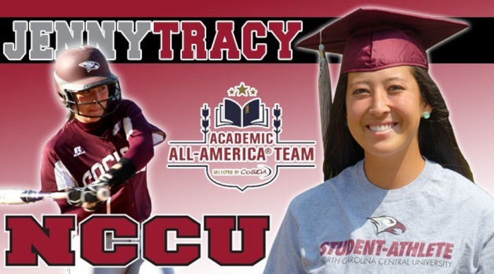 NCCU Student-Athlete of the Month: Jenny Tracy