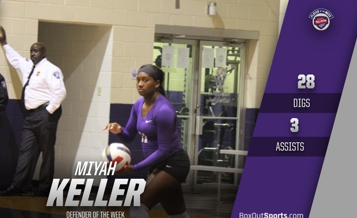 KELLER WINS RED RIVER ATHLETIC CONFERENCE DEFENDER OF THE WEEK