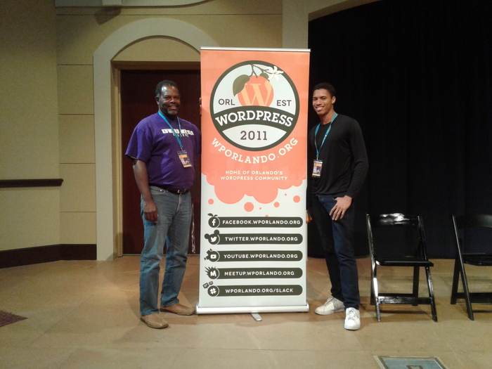 Edward Waters College Professor and Student  Attends WordPress 2016