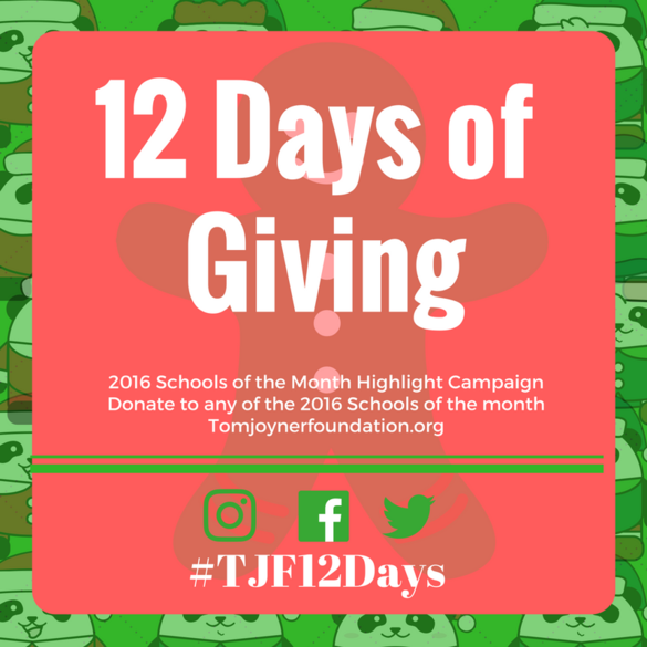 Tom Joyner Foundation 12 Days of Giving Campaign