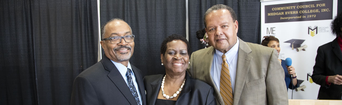 President Crew Honored with Medgar Wiley Evers Champion of Change Award