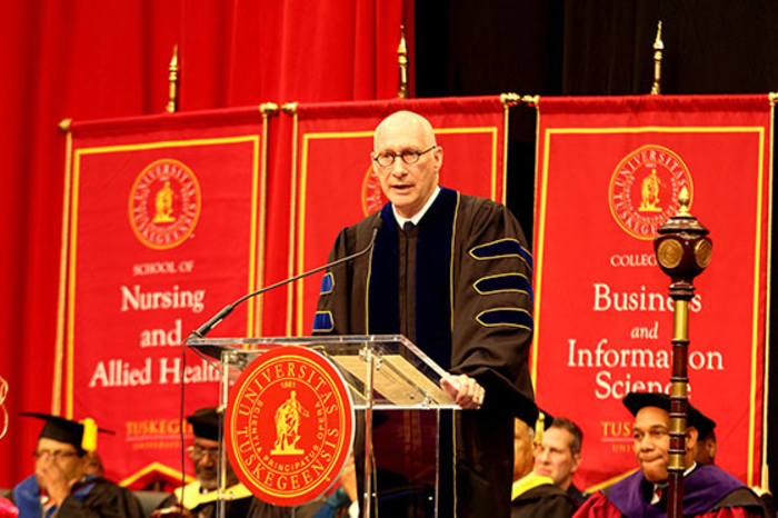 Skipper, Price emphasize graduates� trajectory during spring commencement events