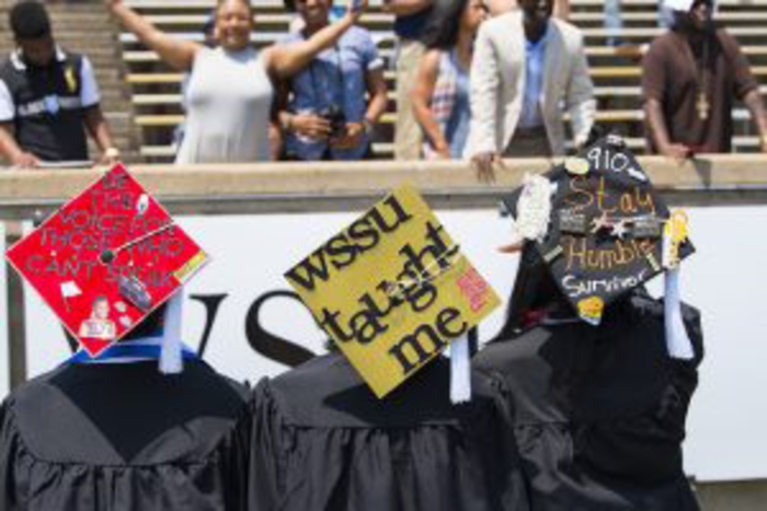 2017 graduates express excitement in creative ways