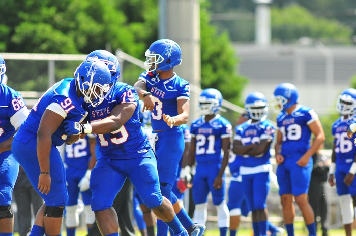 Vikings Football Hosts Johnson C. Smith for Take a Kid to the Game Day