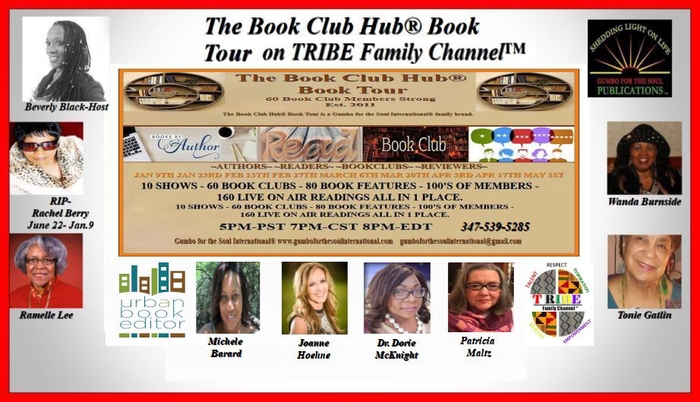 Join us for another rife discussion via The Book Club Hub� Book Tour with authors, editors and more LIVE on TR