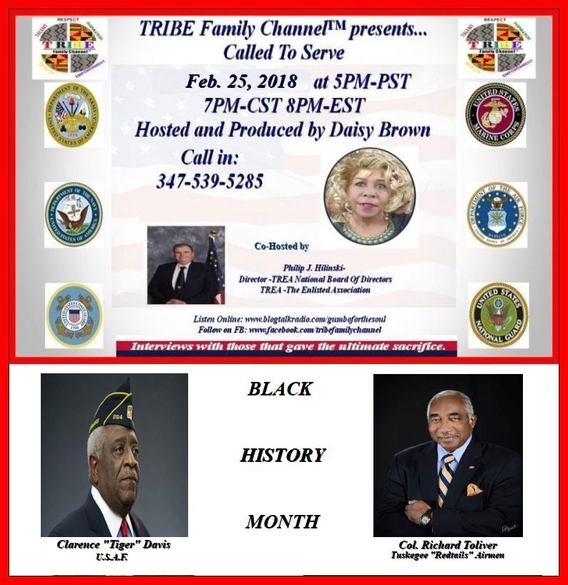 Called To Serve Co-Hosted by Daisy Brown and Phil Hilinski. with two very distinguished guests for this special Black Hi