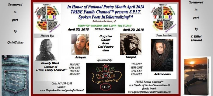 S.P.I.T. Spoken Poets InTellectualizing� hosted by Beverly Black