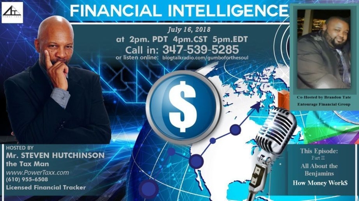 Financial Intelligence hosted by Steven Hutchinson w/ co-host, Brandon Tate of Entourage Financial Group