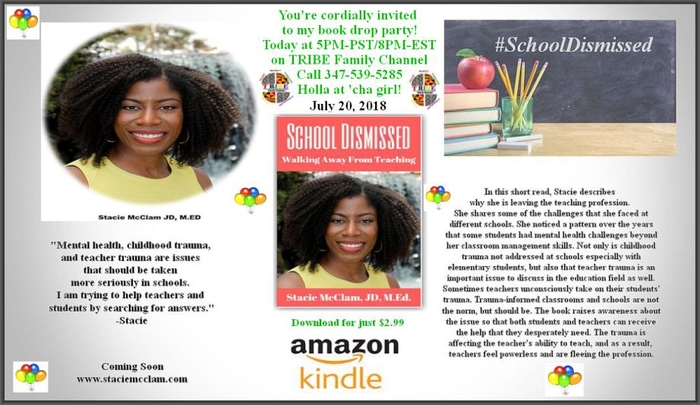 New Author Stacie McClam Book Drop Party