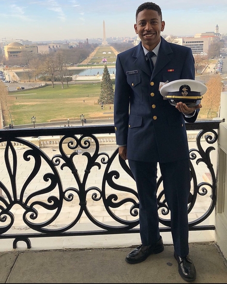 Bowie State University; Officer Trainee Chaning D. Burgess, USCG  