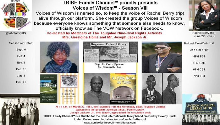 Voices of Wisdom w/ Civil Rights Activists of the Historical Tougaloo 9-Geraldine Hollis & Joseph Jackson, Jr.