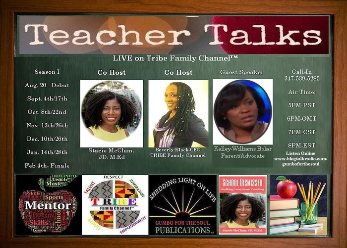 Parent / Advocate Kelley Williams-Bolar  guests on Teacher Talks LIVE via  TRIBE Family Channel�