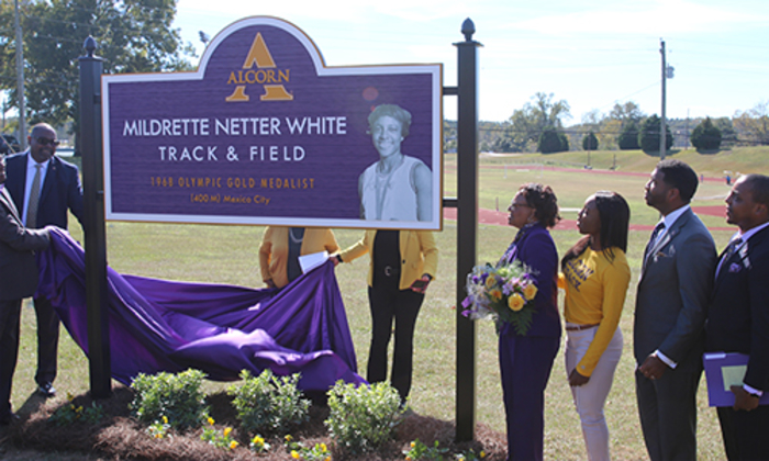 Alcorn track and field named after sports legend, Mildrette Netter White