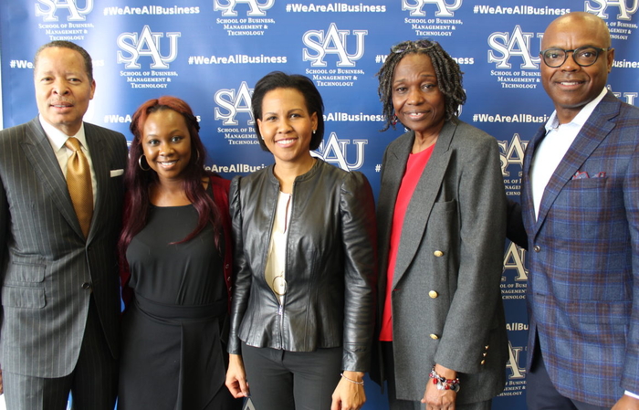 Business School Dean Lecture Series Brings AT&T, Samsung Execs to Campus