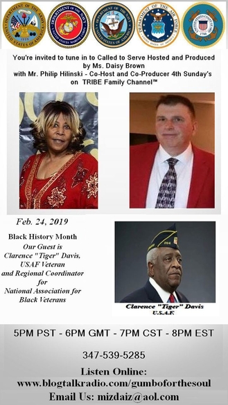 Called To Serve Co-Hosted by Daisy Brown and Phil Hilinski - Special Black History Month Broadcast