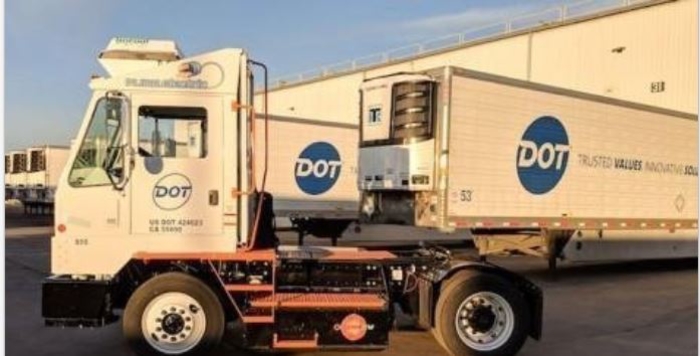 Dot Transportation, Inc. deploys Orange EV electric yard truck at California Distribution Center