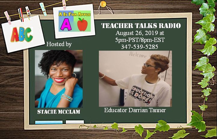 Teacher Talks hosted by Stacie McClam, JD, M.Ed-LIVE on TRIBE Family Channel