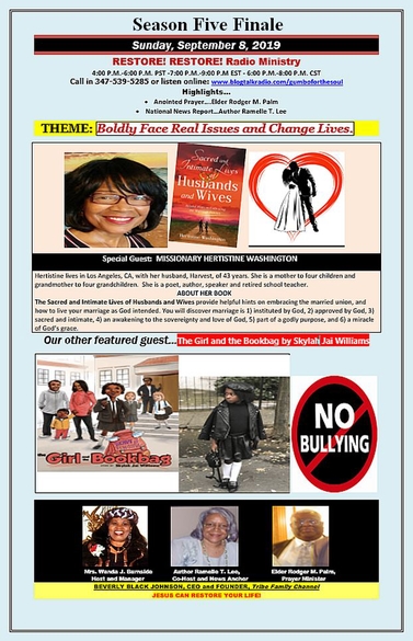 RESTORE! RESTORE! Radio Ministry hosted by Wanda Burnside and Ramelle T. Lee  