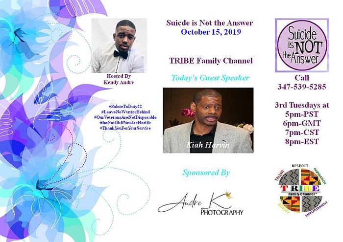 "Suicide is Not the Answer"- Hosted by Kendy Andre