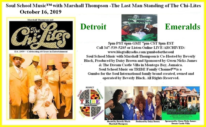 Beverly Black presents... The Detroit Emeralds  Soul School Music� with Marshall Thompson of The Chi-Lites