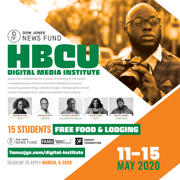 Apply for Dow Jones News Fund HBCU Digital Media Institute 