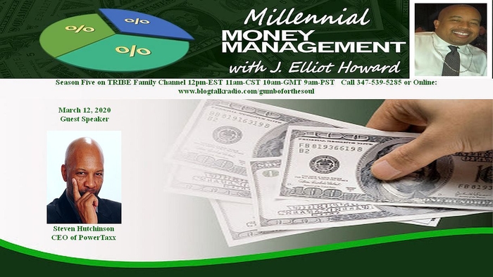 Millennial Money Management-Season Five hosted by J. Elliot Howard, MBA, M.A. with  Mr. Steven Hutchinson