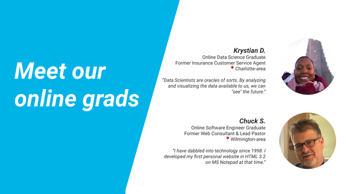 TUESDAY: Chat with recent online data science and engineering grads