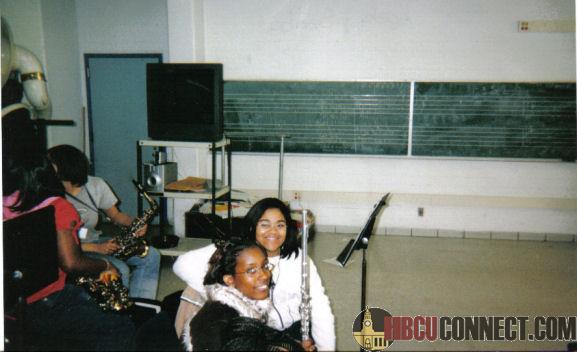 Chillin in the band hall!