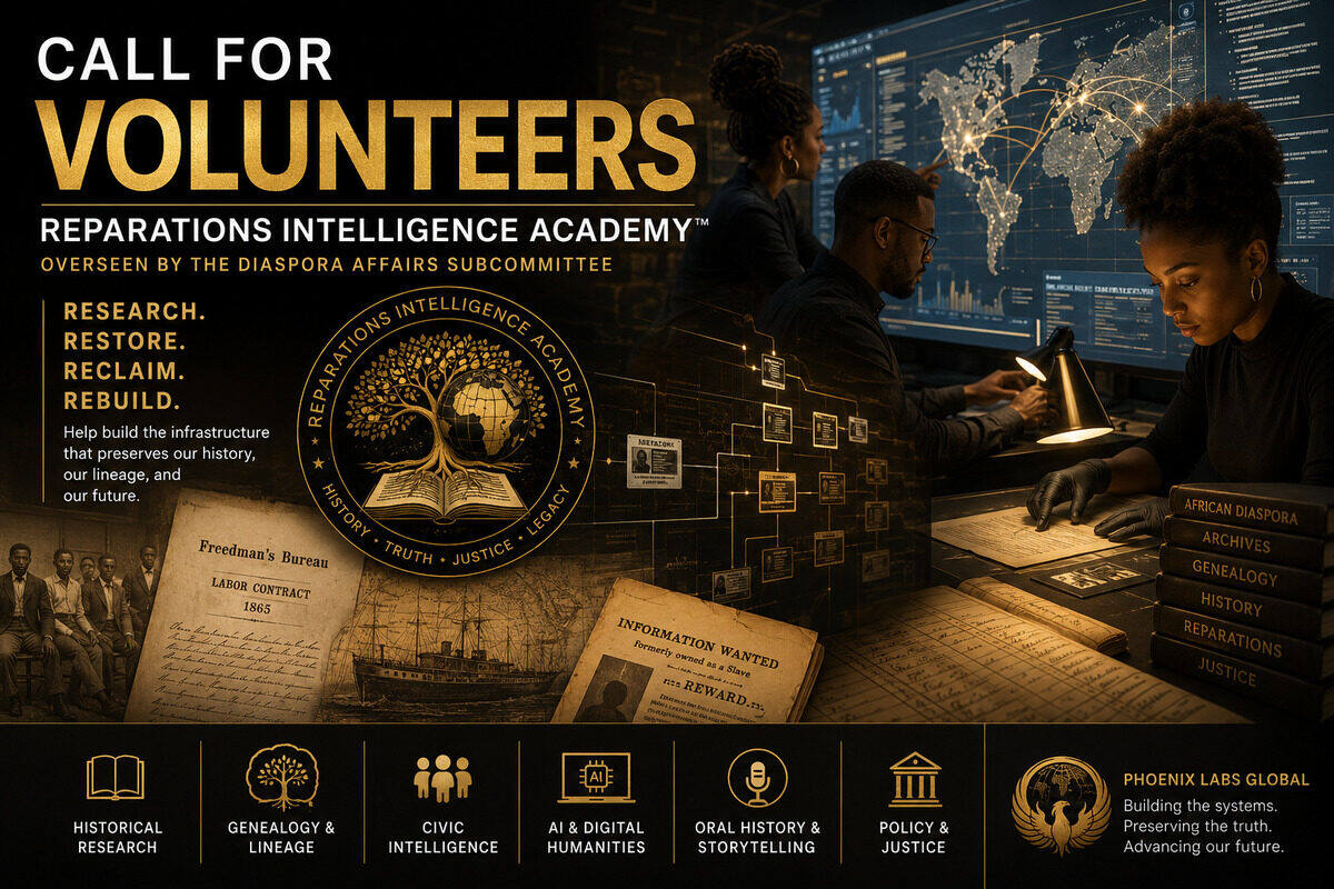 Seeking Researchers, Historians, Genealogists & Civic Intelligence Volunteers