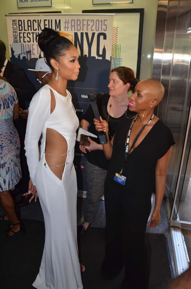 Cheyney University's Tanisha LaVerne Grant's at the 19th Annual American Black Film Festival