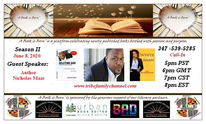  A Book is Born� on TRIBE Family Channel� is a Gumbo for the Soul International�