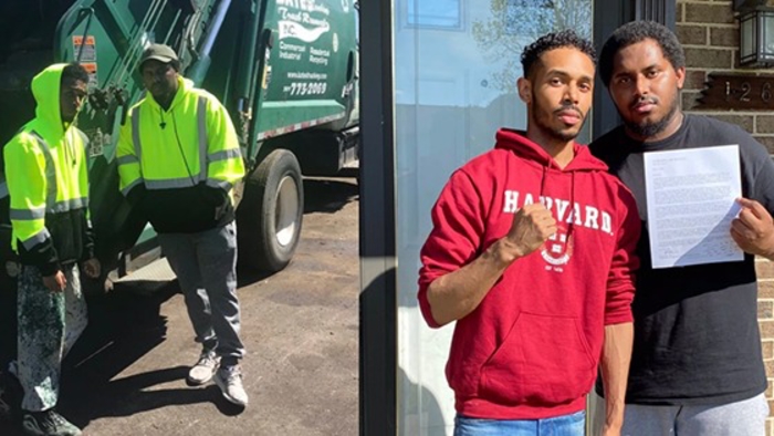 Student Who Worked as a Garbage Man to Pay For College Admitted to Harvard Law School