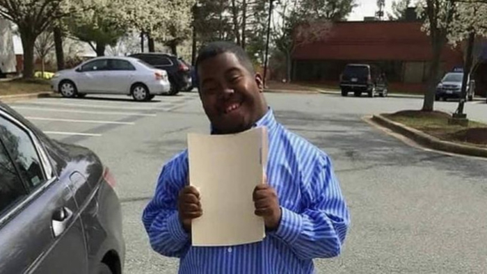 Little Brother with Downs Syndrome Lands His Very First Job Interview...