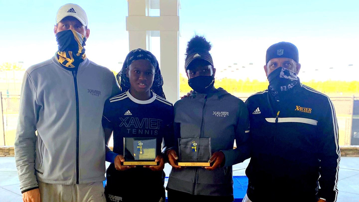 Angela Charles-Alfred and Lailaa Bashir get a double dose of that tennis championship feeling