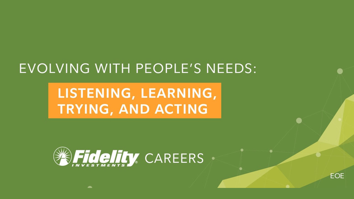 Evolving with People�s Needs: Listening, Learning, Trying, and Acting