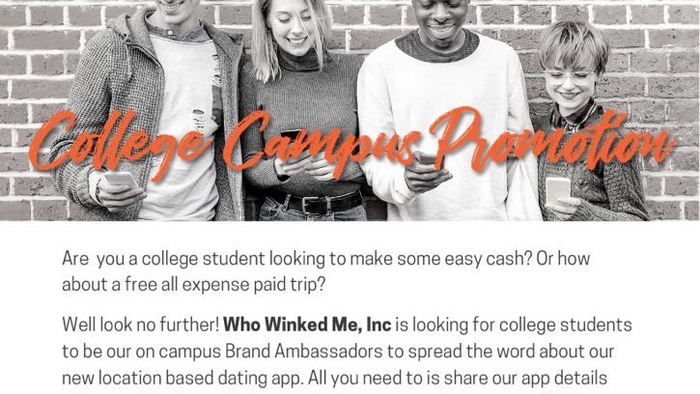 Who Winked Me  Brand Ambassador