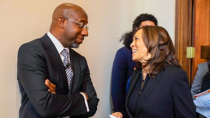 Howard University Grad Kamala Harris and Morehouse College Grad Raphael Warnock Officially Sworn in!